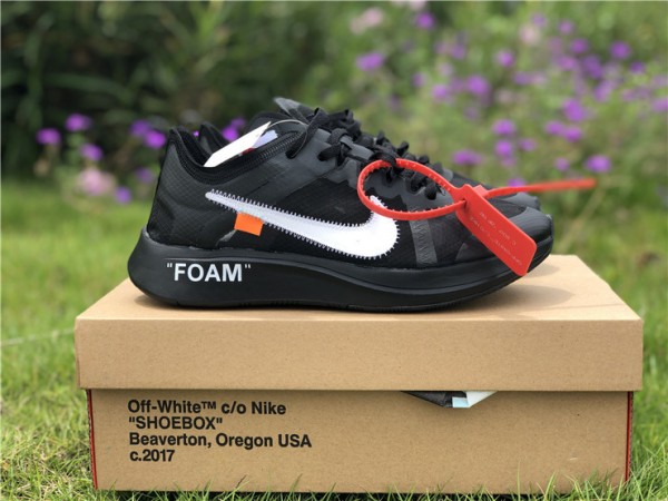 OFF-WHITE X Nike Zoom Fly Black 