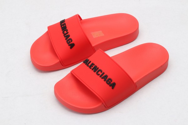 Balenciaga Slide Sandal Orange - Black