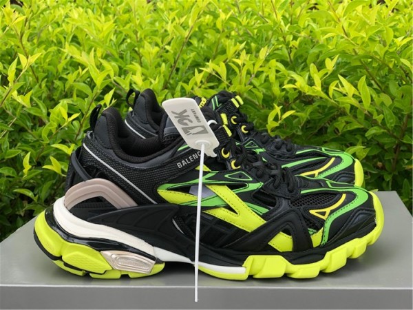 Balenciaga Track.2 Sneaker Black/Fluorescent Yellow