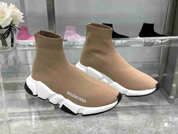 Balenciaga Speed Sneaker Beige White/Black