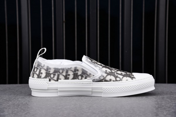 Dior B23 Slip-On Black White Oblique Sneaker 3SN262YJP_H069