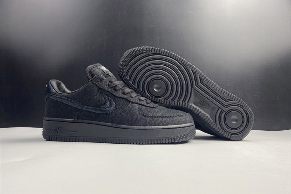 Stussy x Nike Air Force 1 Low Black CZ9084-001