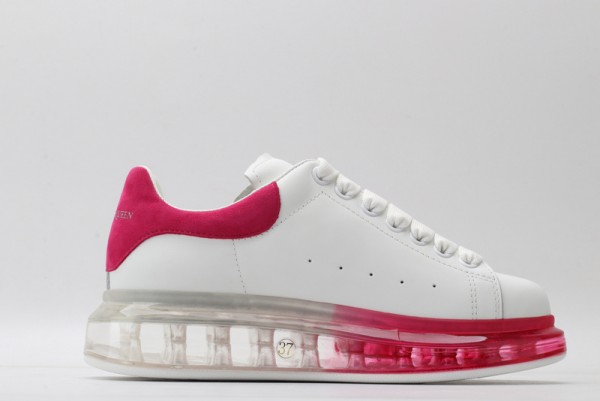 Alexander McQueen Oversized Sneaker White Translucent Pink