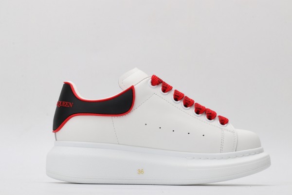 Alexander McQueen Oversized Sneaker White Black-Red
