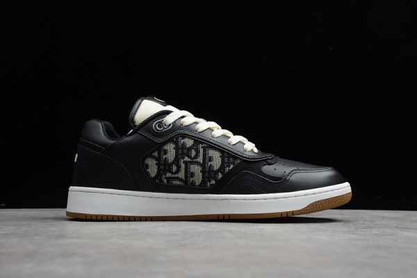 Dior B27 Low Top Sneaker Black Beige 3SN272ZIR_H965