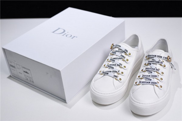Dior Walk'N'Dior Low Top White Canvas KCK177CVA_S06W