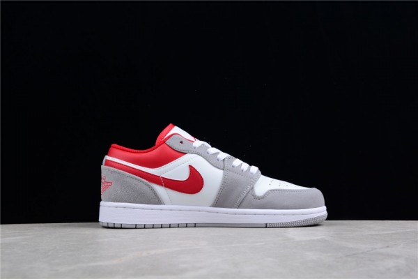 Air Jordan 1 Low SE Light Smoke Grey Gym Red DC6991-016