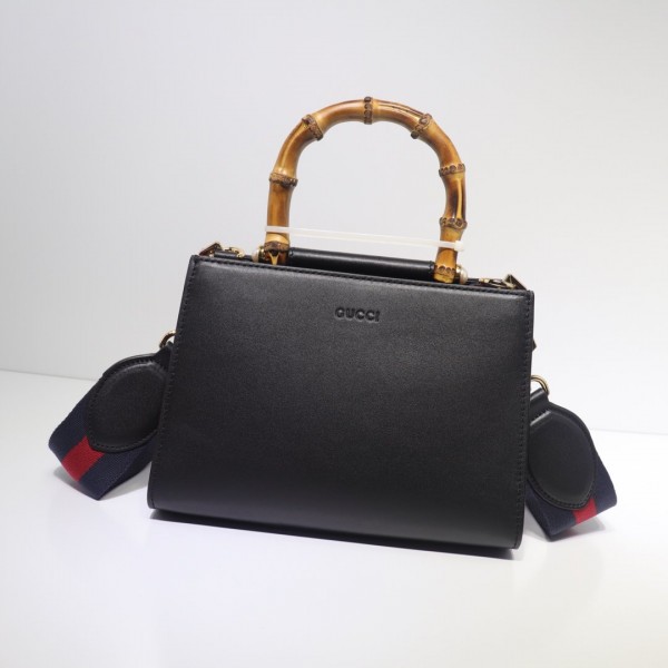 Gucci Nymphaea leather top handle bag 470271