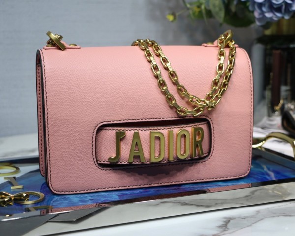 Christian Dior J'adior Chain Flap Bag - Pink (25X16.5X6cm)