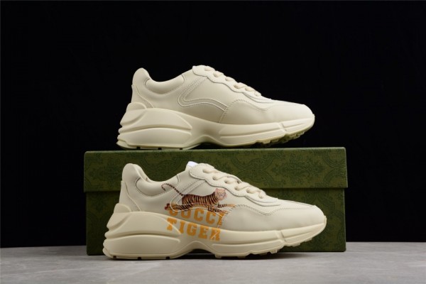 Gucci Rhyton Sneaker Ivory with Tiger