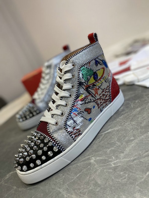 Christian Louboutin High Top Sneaker 