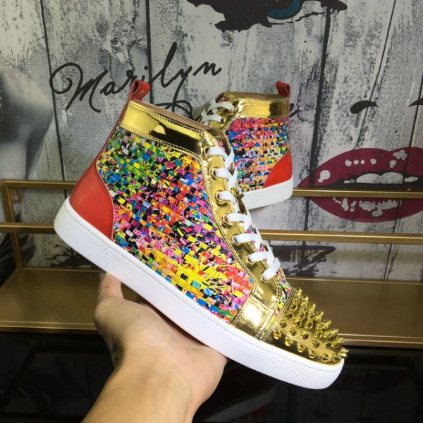 Christian Louboutin High Top Sneaker 