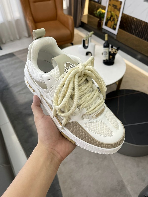 LV Skate Sneakers - Beige