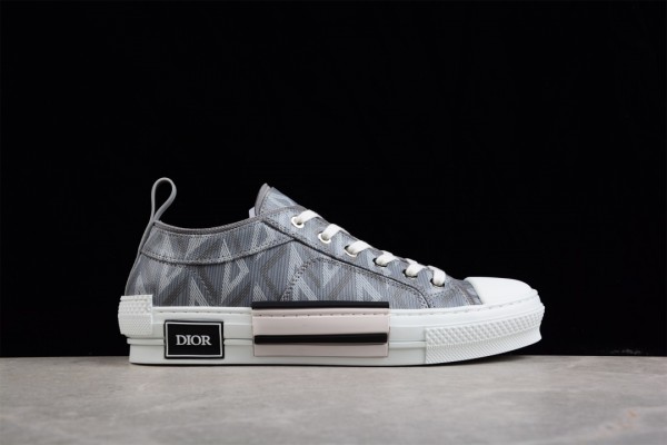 Dior B23 Low Top Sneaker Gray CD Diamond