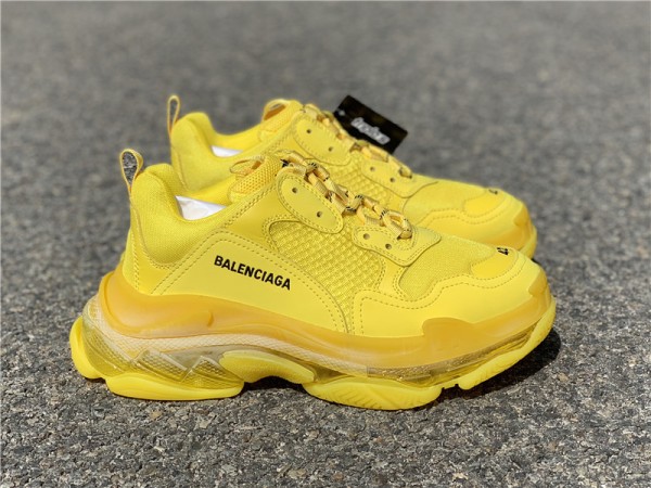 Balenciaga Triple S Clear Sole Yellow Sneaker