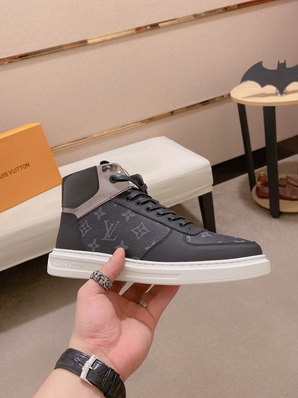 Louis Vuitton Rivoli black sneaker boot