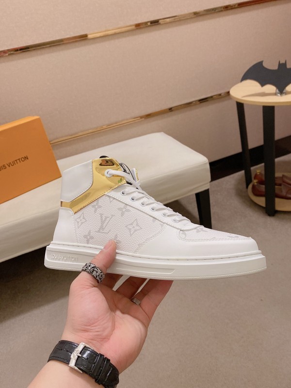 Louis Vuitton Rivoli white sneaker boot