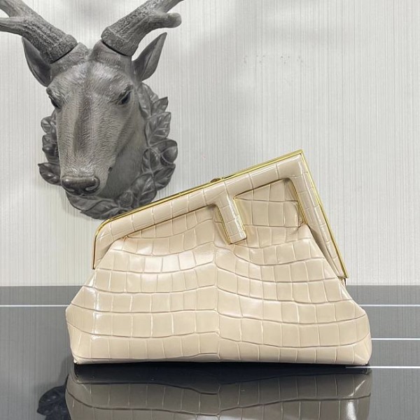 Kitlife Fendi First Small White Crocodile