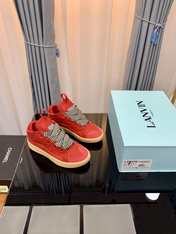 Lanvin Curb Sneaker - Red LVCS-017