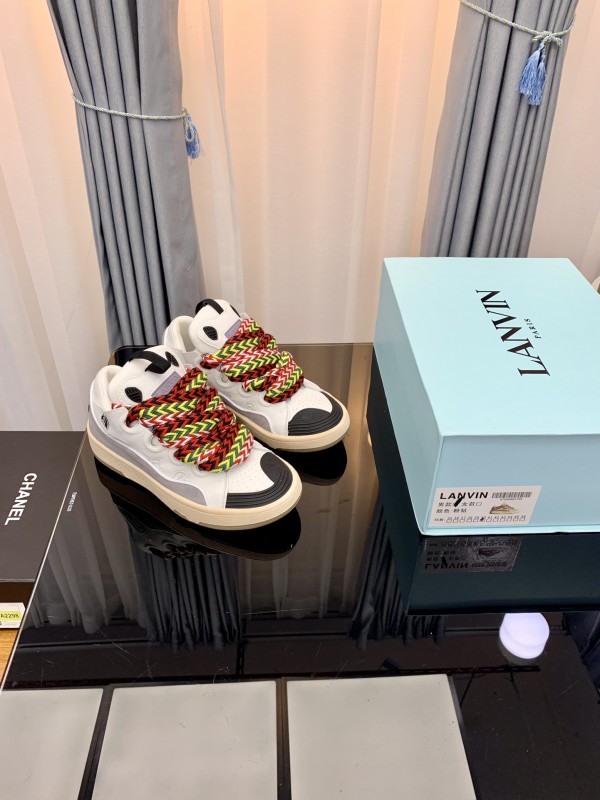 Lanvin Curb Sneaker - White - Grey LVCS-018