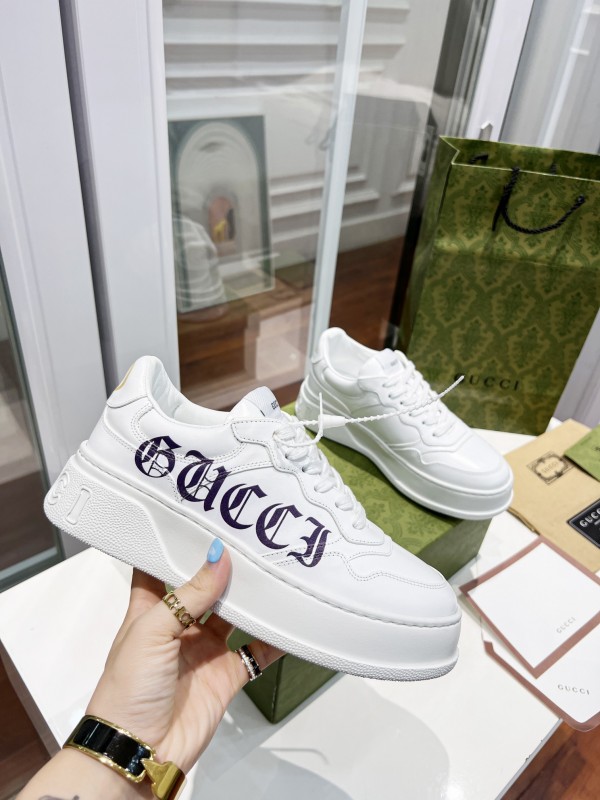 Gucci GG Sneaker In White Logo Gucci - GCGG-003