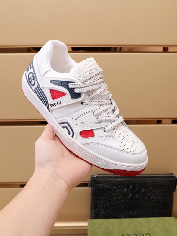 Gucci Basket Low Top Sneaker in White Demetra GCB-002