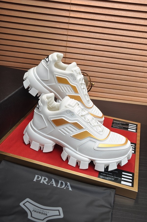 Prada Cloudbust Thunder Sneaker - White