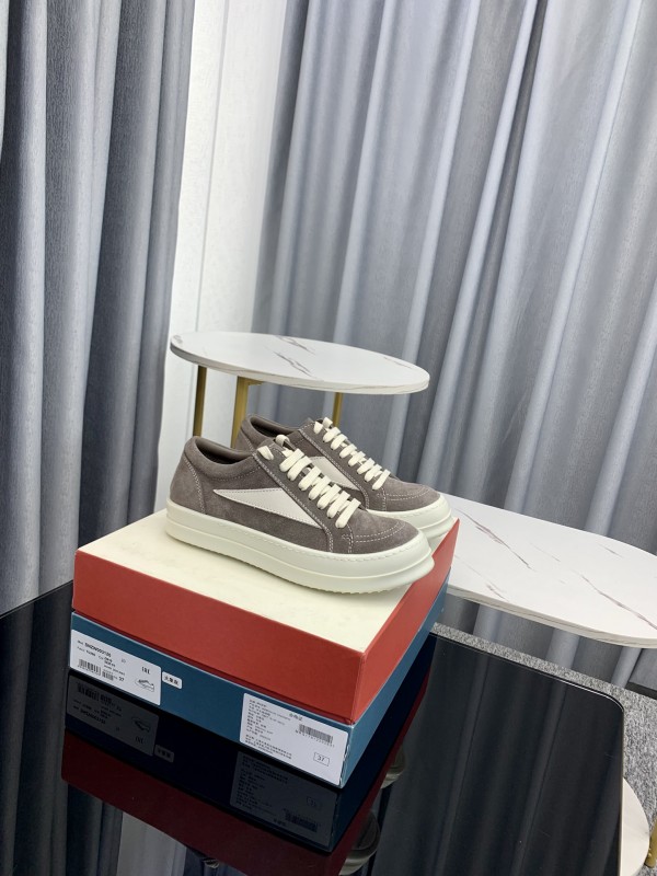 Rick Owen Low Top Lace Up Shoes 