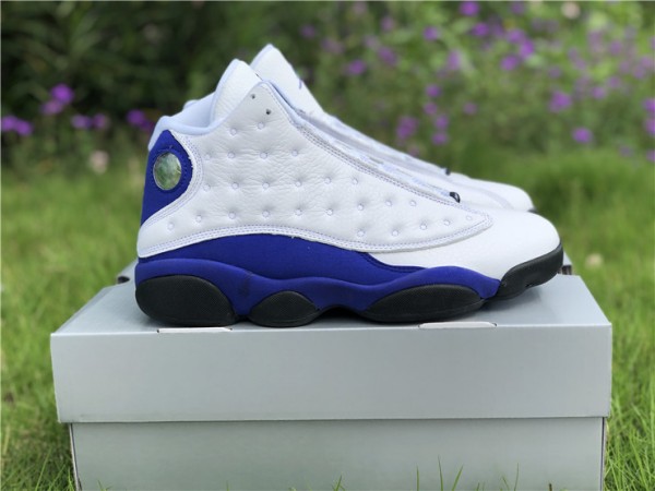 Jordan 13 Retro White Hyper Royal Black