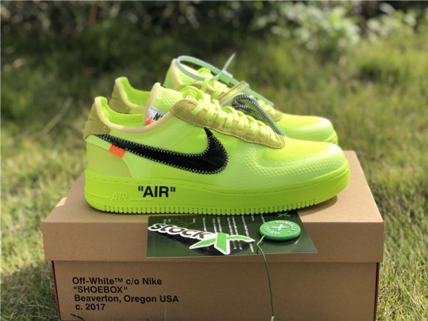 OFF-WHITE X Nike Air Force 1 Volt 