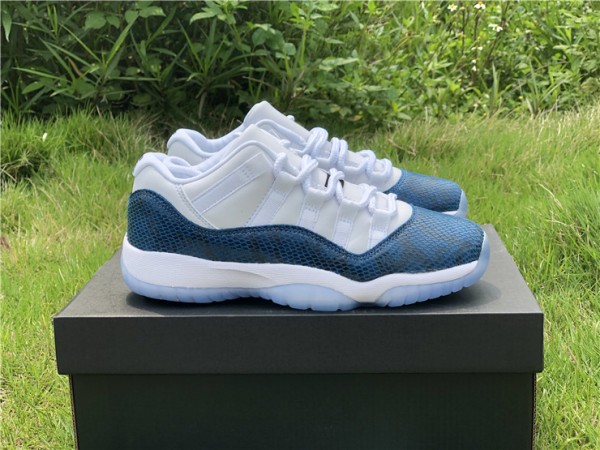 Jordan 11 Retro Low Snake Navy (2019) (GS)