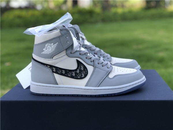 Dior x Air Jordan 1 High Grey 