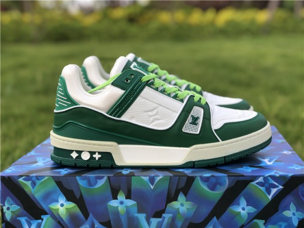 Louis Vuitton LV Trainer Green 1A5PYF