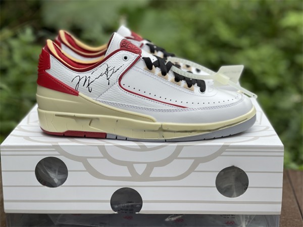 Jordan 2 Retro Low SP Off-White White Red DJ4375-106