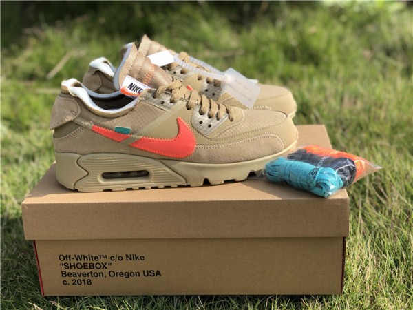 OFF-WHITE X Nike Air Max 90 "Desert Ore"