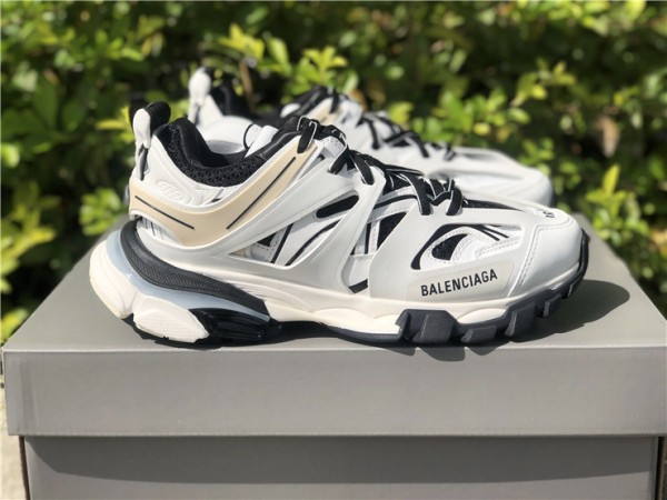 Balenciaga Track White Black  Faded Sneaker