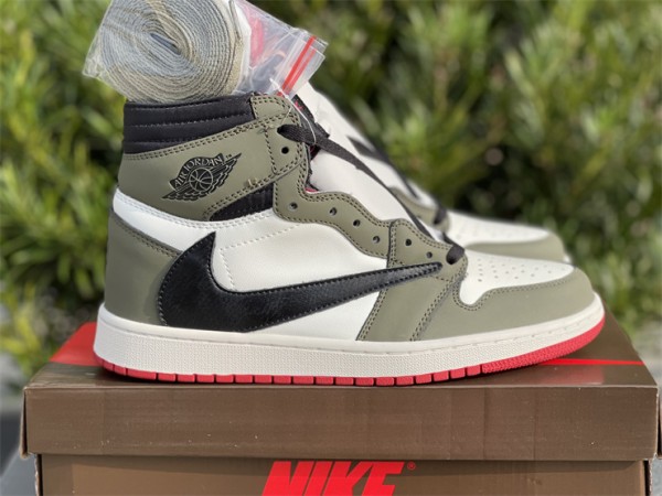 Jordan 1 High OG SP Fragment x Travis Scott Olive DH3227-106