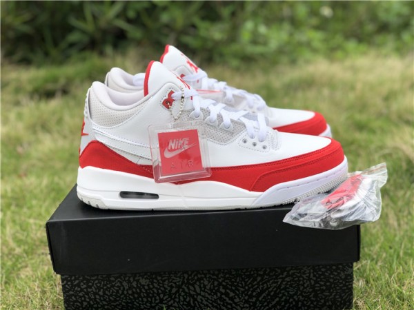 Jordan 3 Retro Tinker White University Red