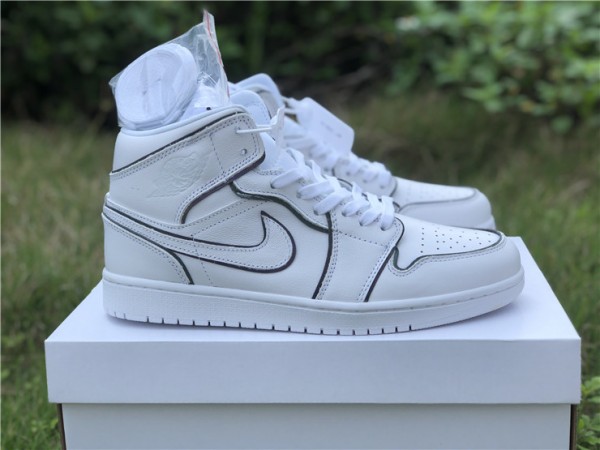 Jordan 1 Mid Iridescent Reflective White (W)