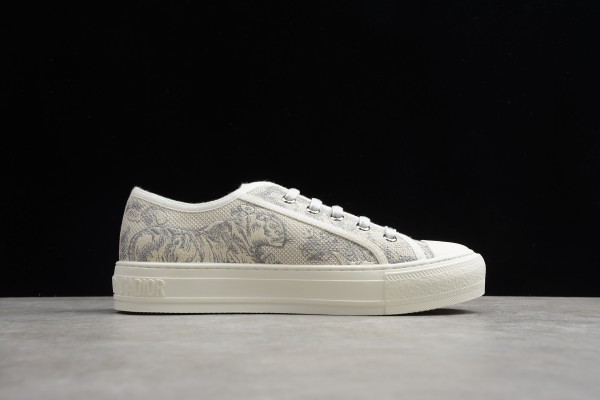 Walk'N'Dior Oblique Embroidered Gray KCK211OBE_S33G