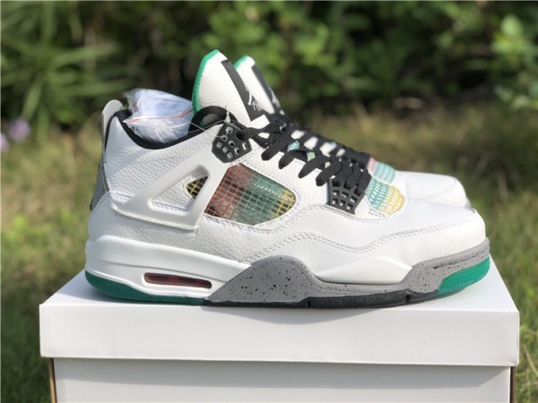 Jordan 4 Retro Lucid Green Rasta (W)