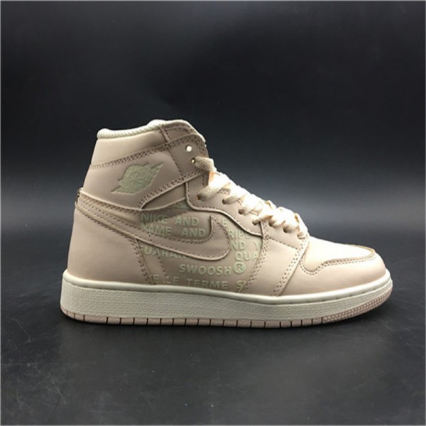 OFF-WHITE x Air Jordan 1 “Nike Swoosh” Pink White