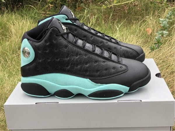 Jordan 13 Retro Black Island Green