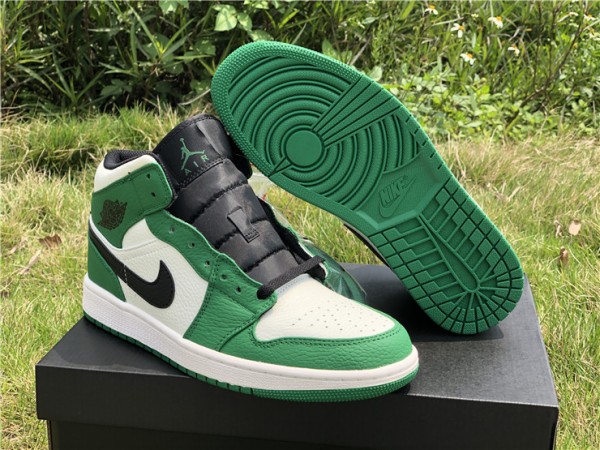 Jordan 1 Mid Pine Green