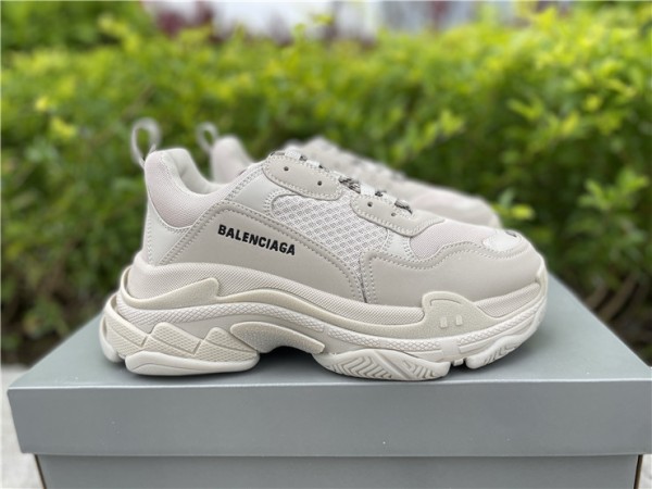 Balenciaga Beige Triple S Sneaker 