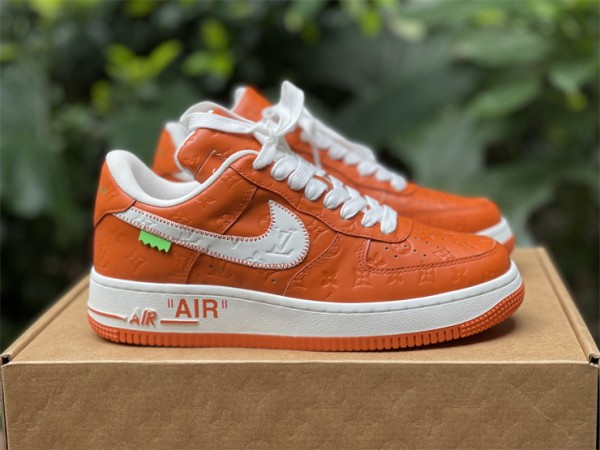 LV x Nike Air Force 1 Low ‘Orange’