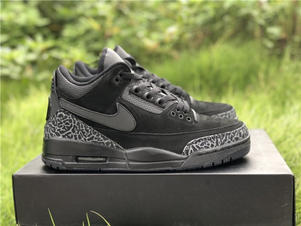 Jordan 3 Oregon Black Dark Grey  
