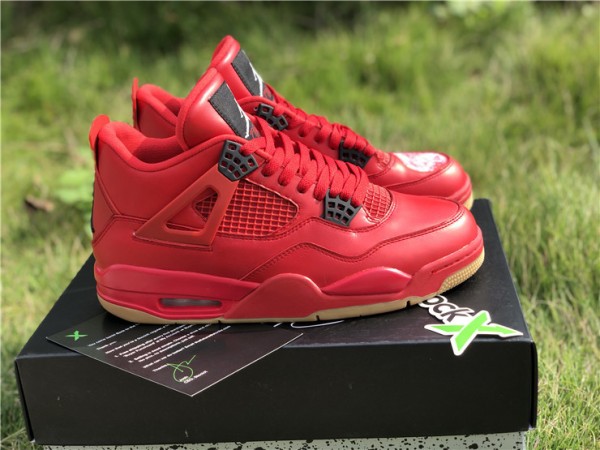 Jordan 4 Retro Fire Red Singles Day 