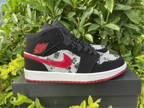 Jordan 1 Mid Newspaper Air Times