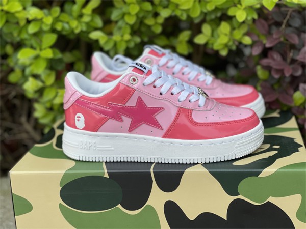A Bathing Ape Bape Sta Low Color Camo Combo Pink